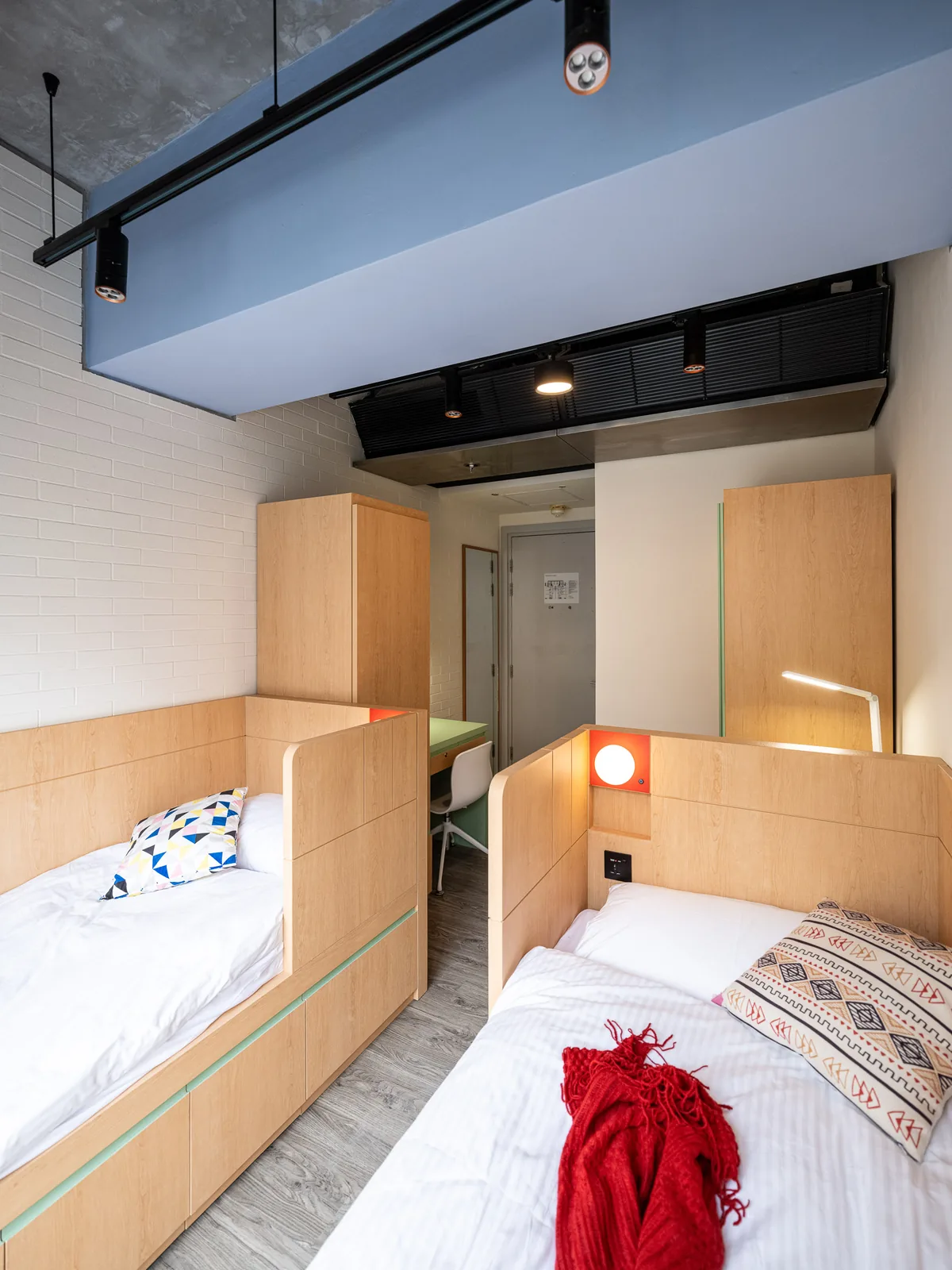Classic Double student room at Stride co-living, Wong Chuk Hang, Hong Kong