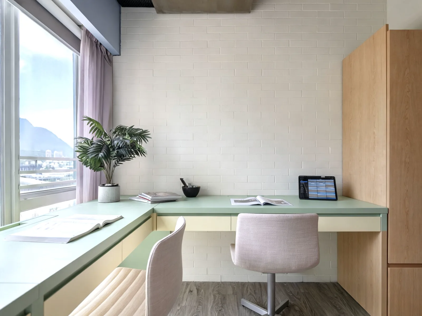 Classic Triple student room at Stride co-living, Wong Chuk Hang, Hong Kong