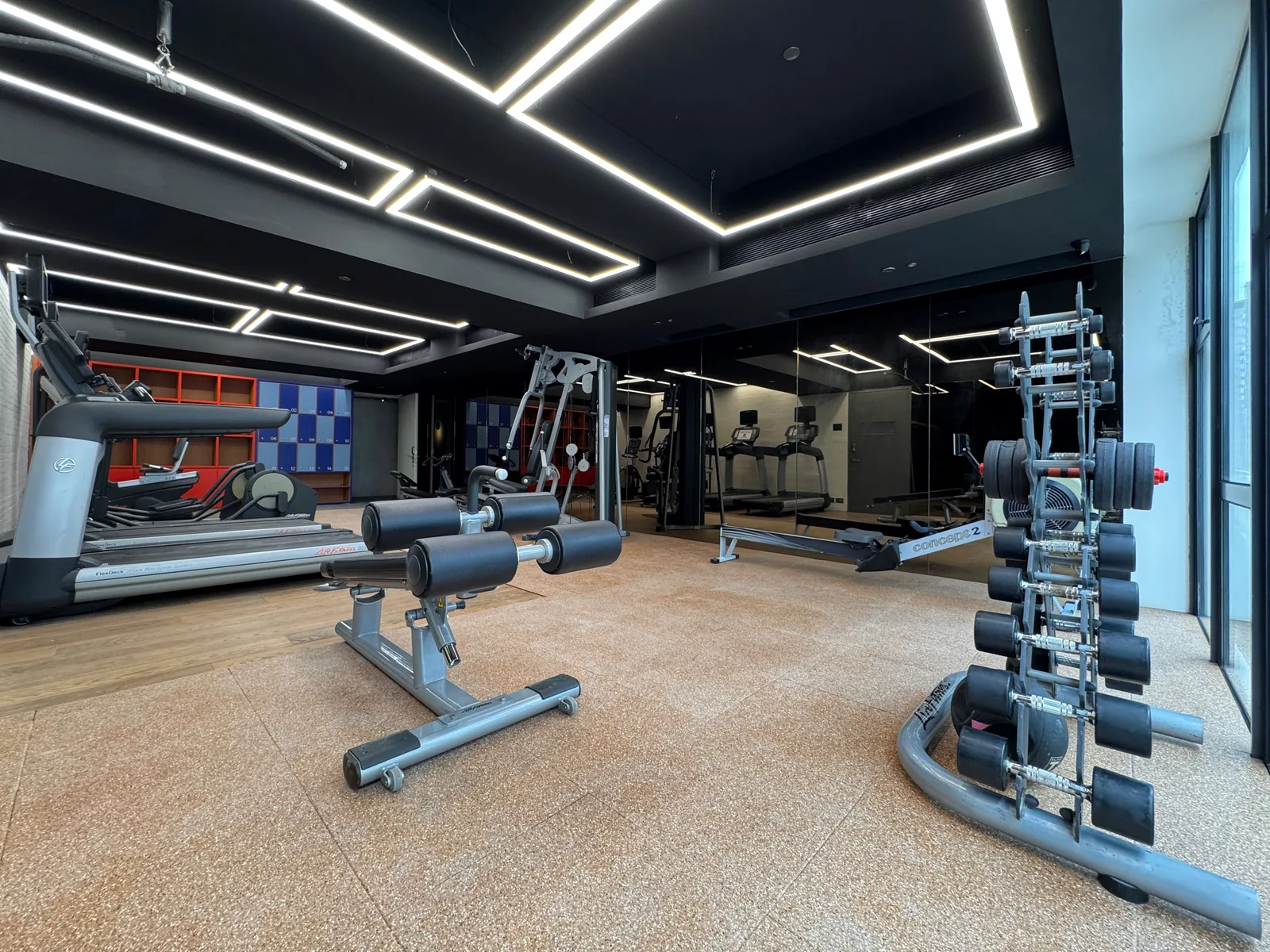 Hybrid Training Zone at Stride student co-living, Wong Chuk Hang, Hong Kong