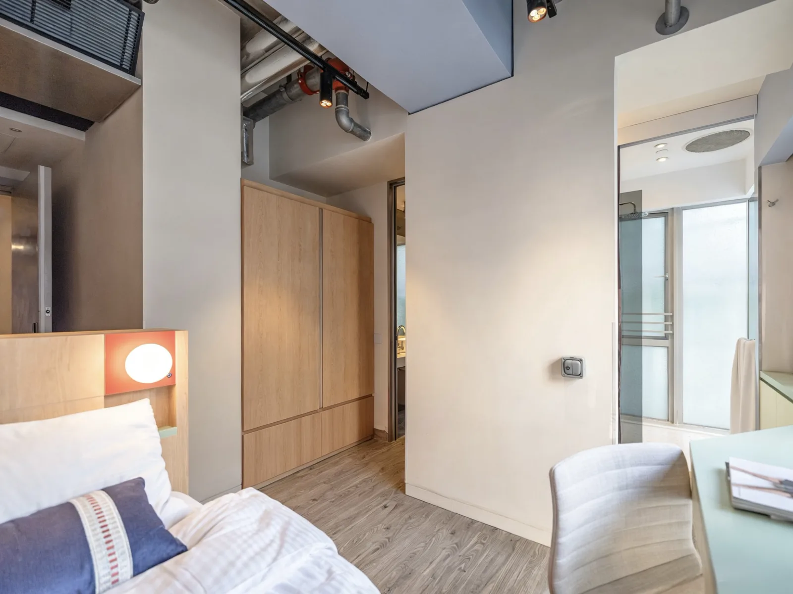 Luxe Solo student room at Stride co-living, Wong Chuk Hang, Hong Kong