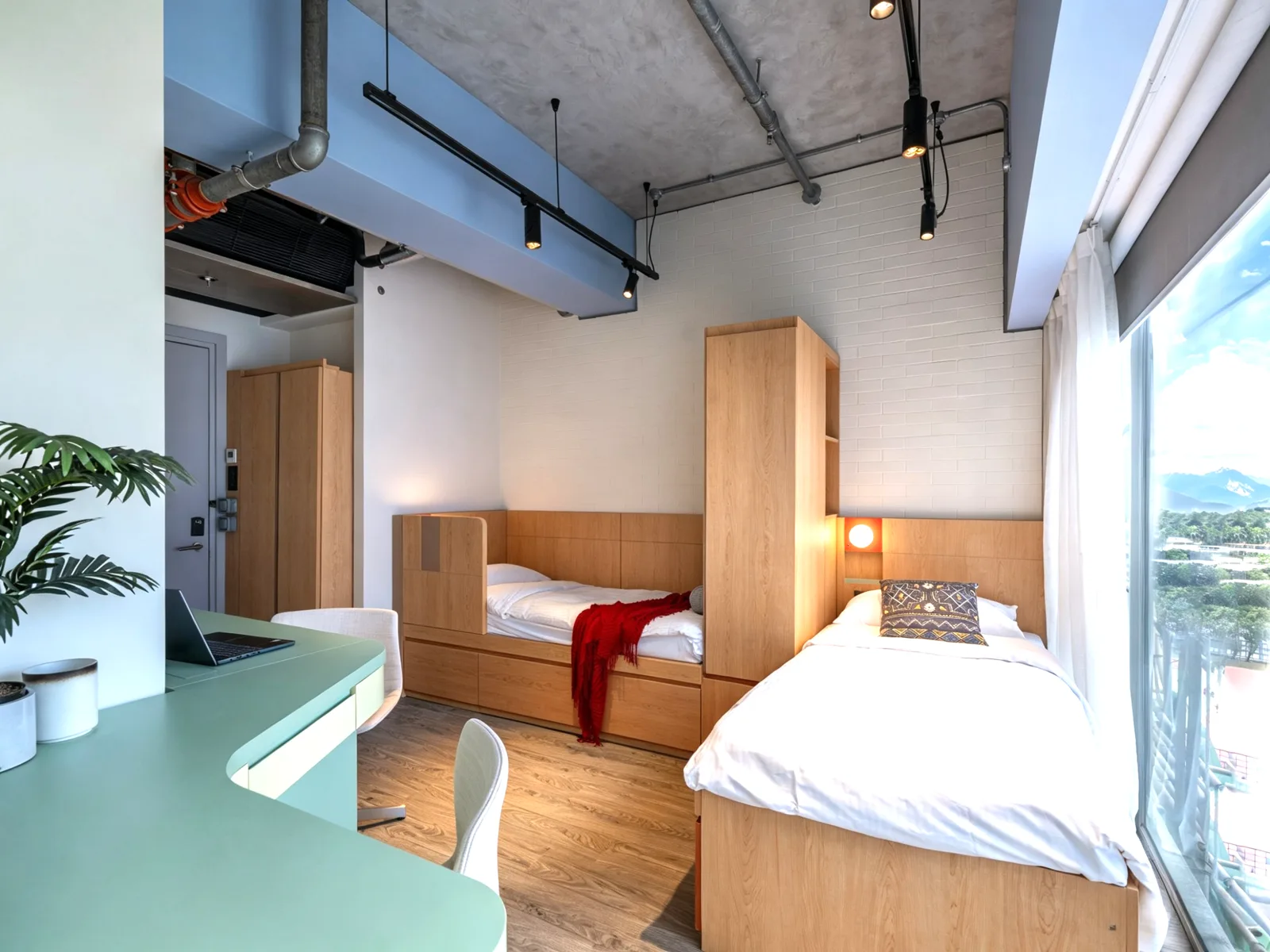Prestige Double student room at Stride co-living, Wong Chuk Hang, Hong Kong