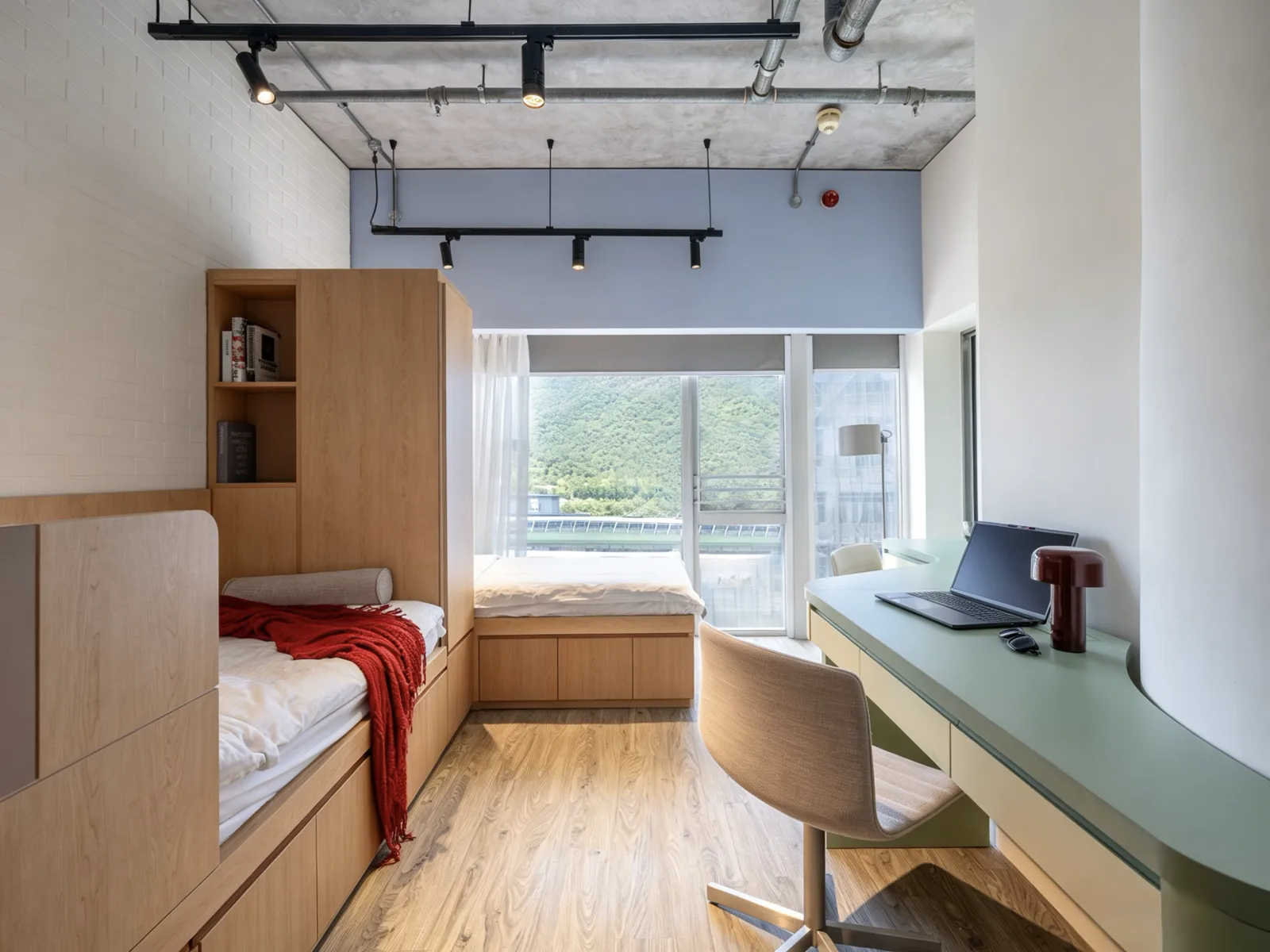 Prestige Double student room at Stride co-living, Wong Chuk Hang, Hong Kong